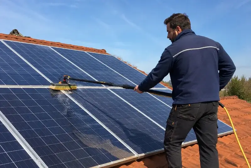 Nettoyage et entretien de panneaux solaires à Saint-Laurent-sur-Sèvre